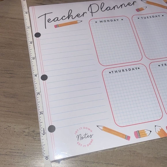 Teacher Planner Notepad - Picture 6 of 6